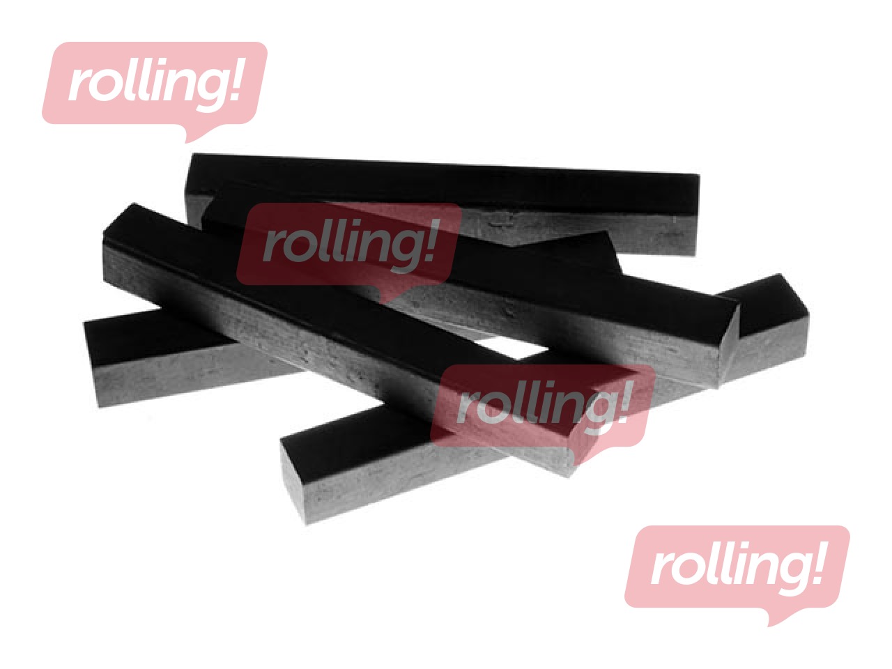 Set of compressed charcoal, blister, Astra, black, 6 pcs.