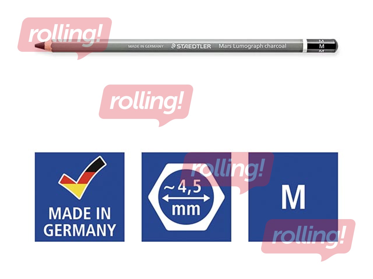Söepliiatsid ja 1 paber Staedtler, must