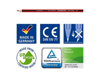 Цветные карандаши с точилками Staedtler 185, в пластиковом ящике, 288 шт.