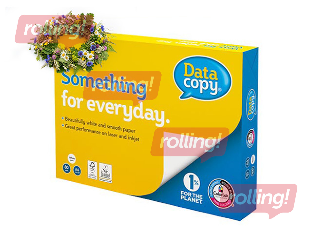 Papīrs Data Copy Everyday Printing, A4, 80g/m², 500 loksnes  +Līgo dāvana!