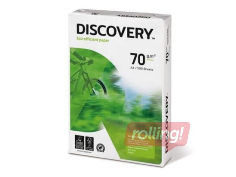 Papīrs Discovery, A4, 70g/m², 500 loksnes