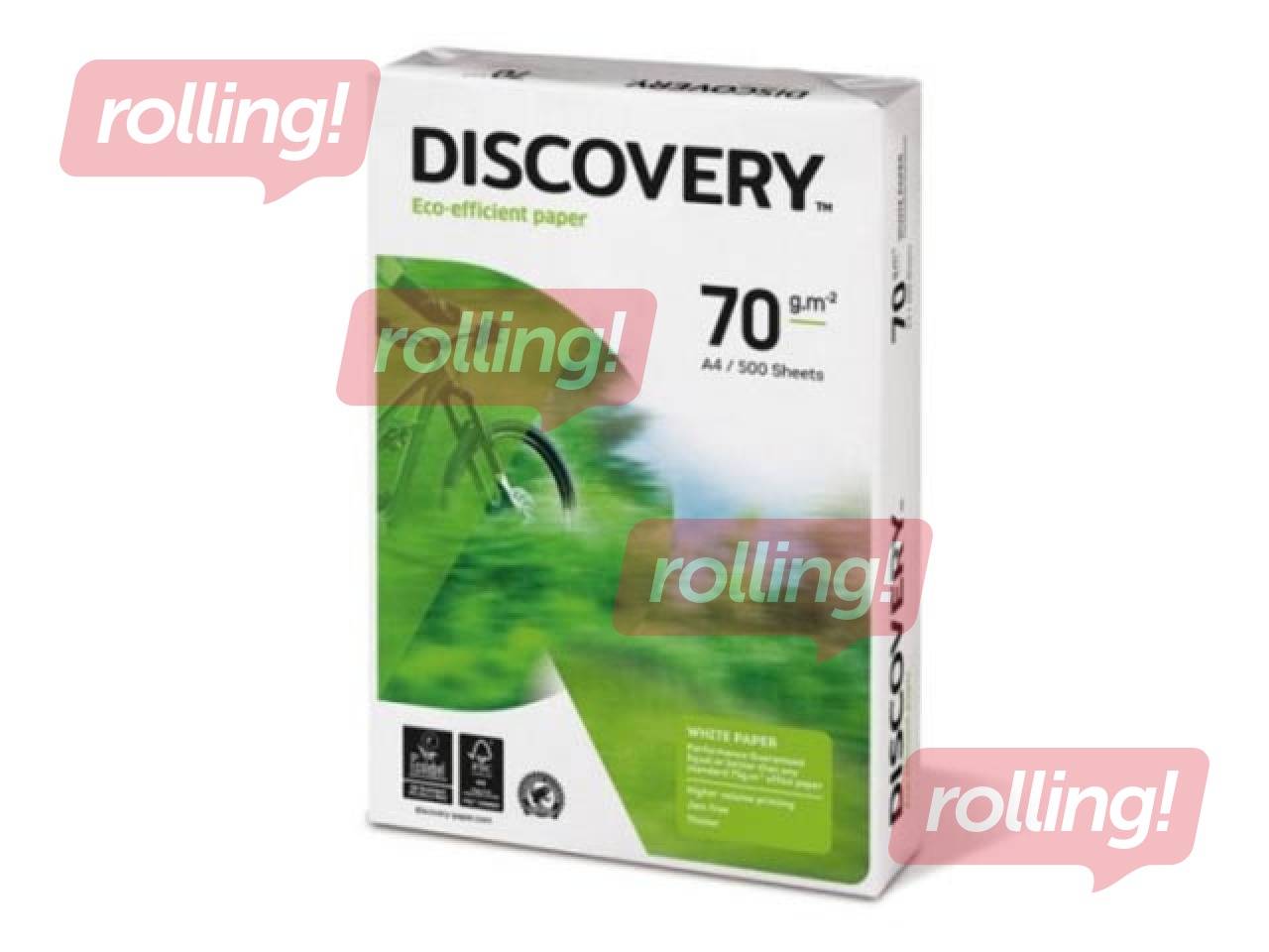 Papīrs Discovery, A4, 70g/m², 500 loksnes