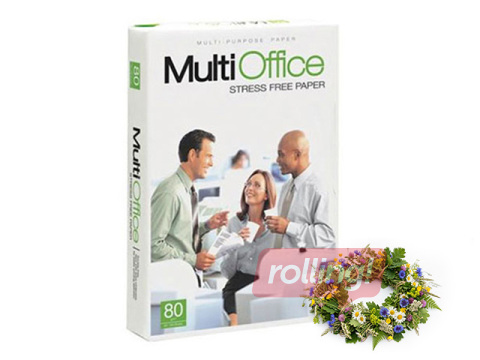 Papīrs Multi Office, A4, 80g/m², 500 loksnes + Līgo dāvana!