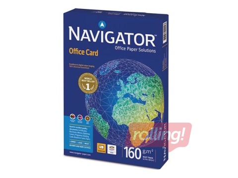 Papīrs Navigator Office Card, A3, 160g/m², 250 loksnes