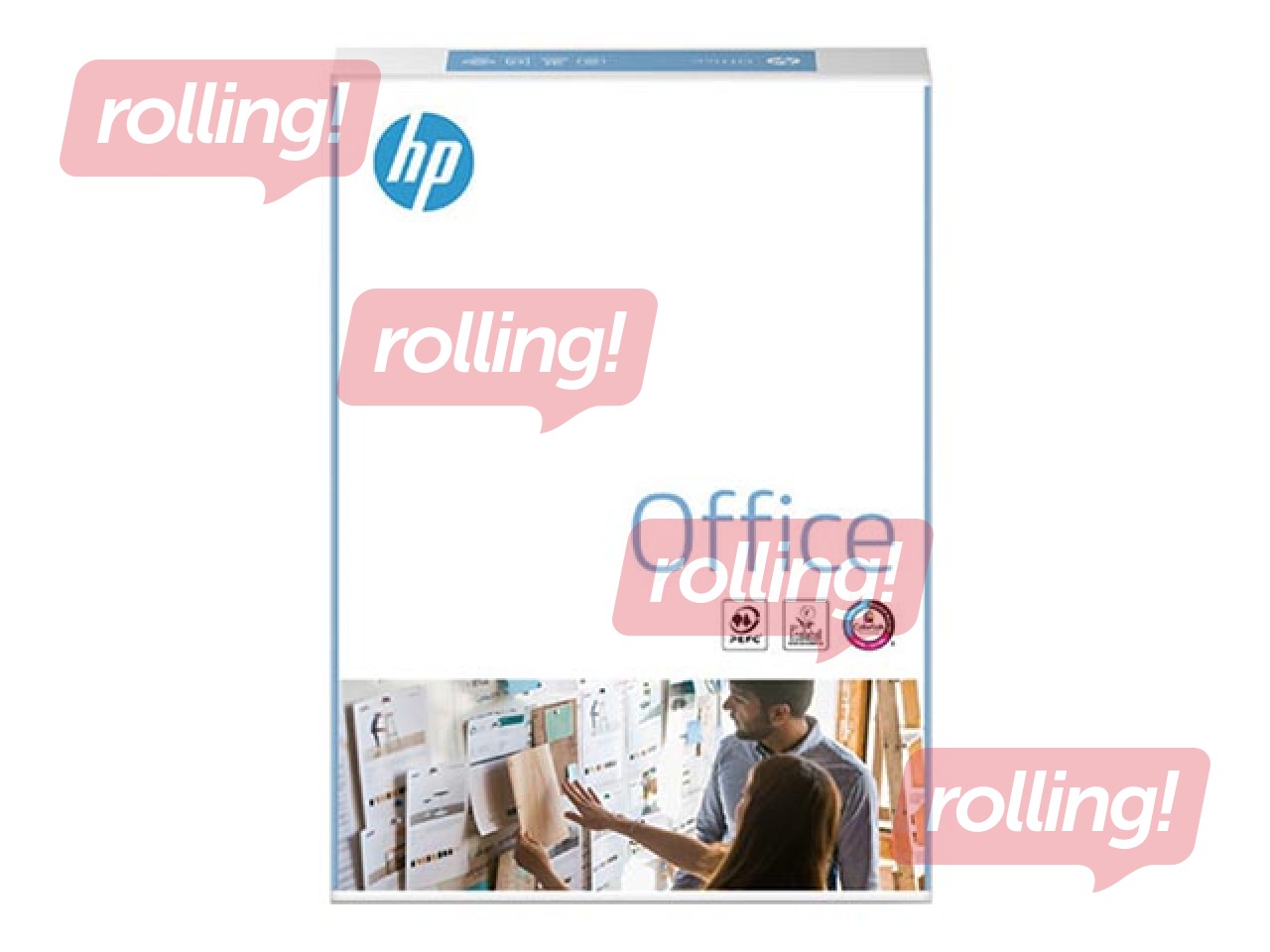 Papīrs HP Office, A4, 80g/m², 500 loksnes