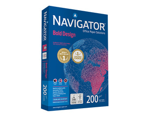 Papīrs Navigator, Bold Design, A4, 200g/m2, 150 loksnes