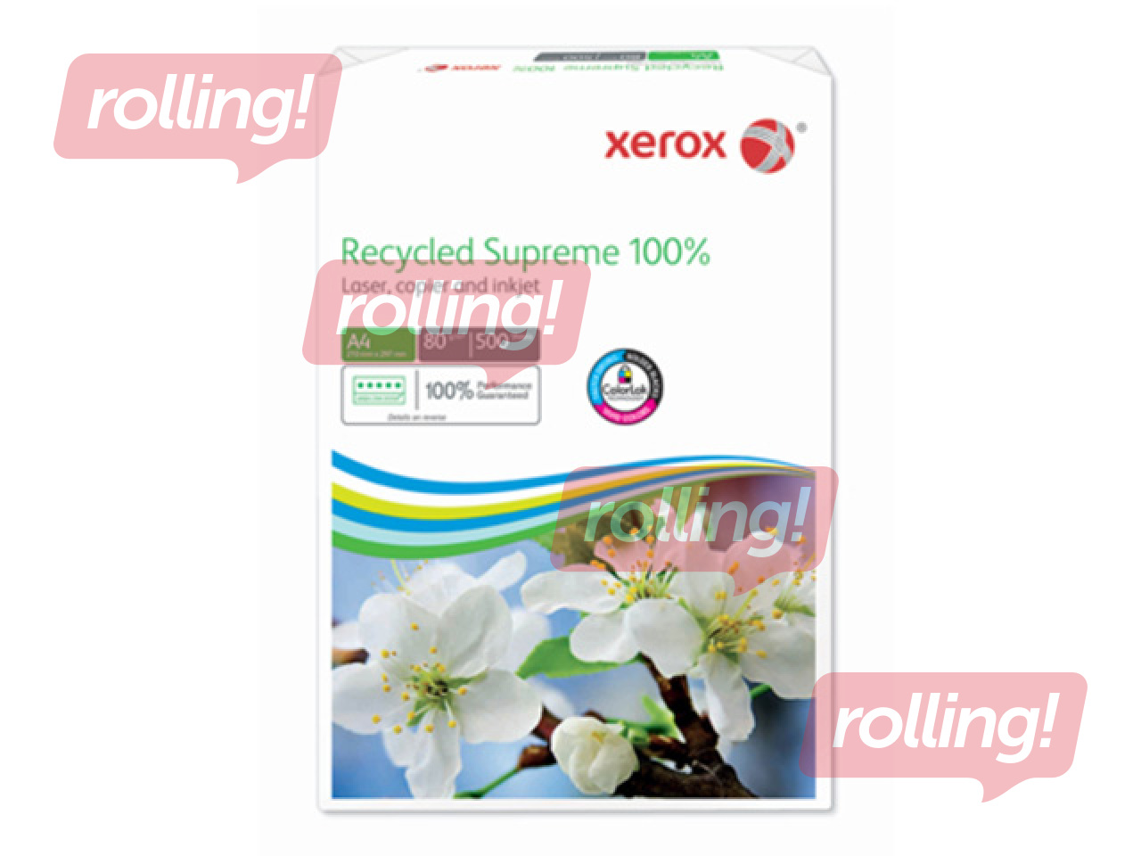 Бумага Xerox Recycled Supreme, 100% переработанная, A4, 80г/м², 500 листов