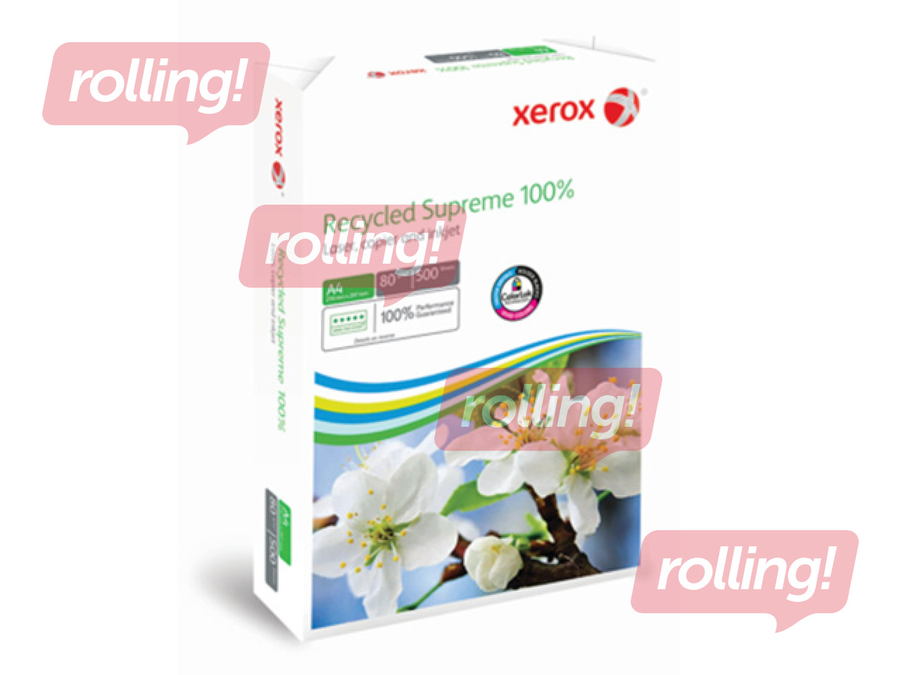 Бумага Xerox Recycled Supreme, 100% переработанная, A4, 80г/м², 500 листов