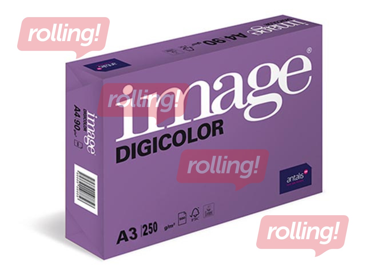 Papīrs Image Digicolor, A3, 250g/m², 125 loksnes