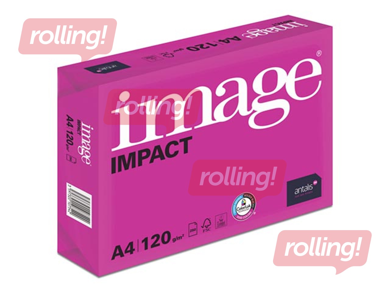 Papīrs Image Impact, A4, 120g/m², 250 loksnes   