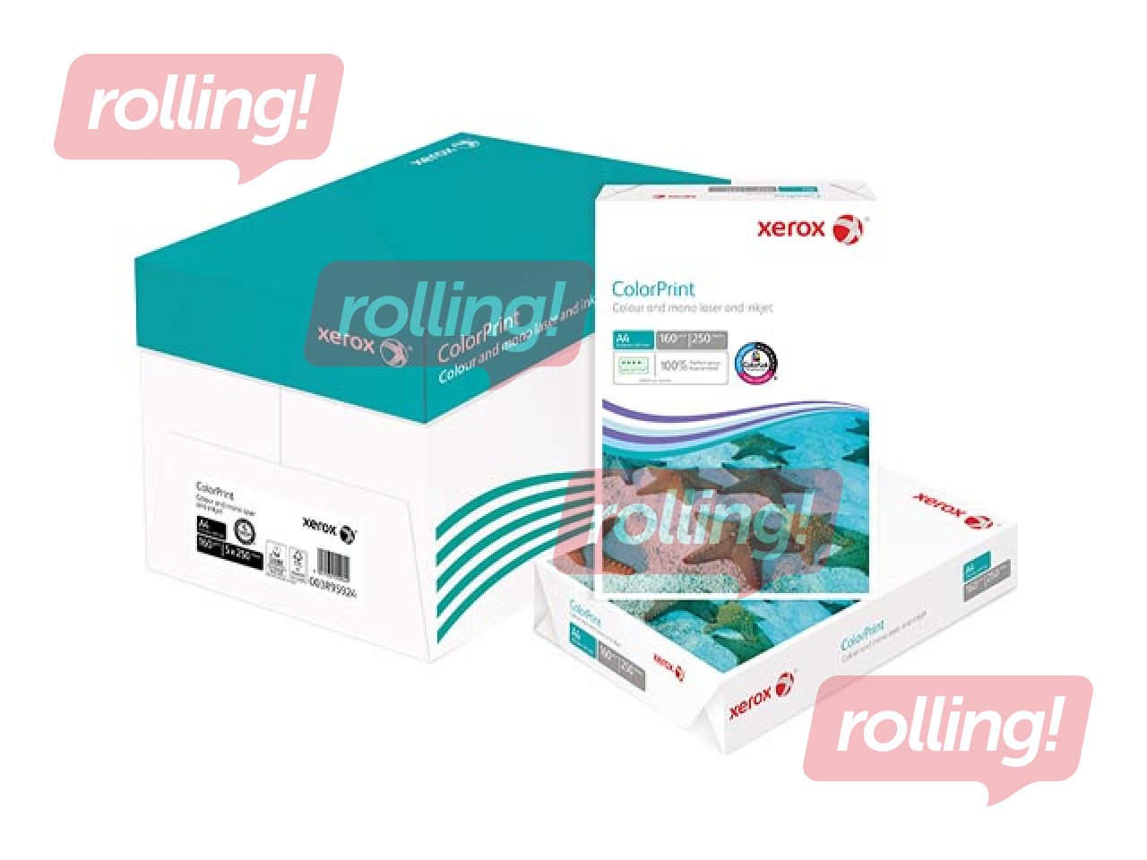 Papīrs Xerox, ColorPrint, A4, 160g/m², 250 loksnes   