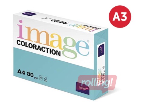 Papīrs Image Coloraction 77, A3, ūdens zils, 80g/m², 500 loksnes