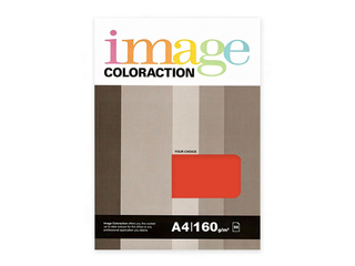 Papīrs Image Coloraction 28, A4, spilgti sarkans, 160g/m², 50 loksnes