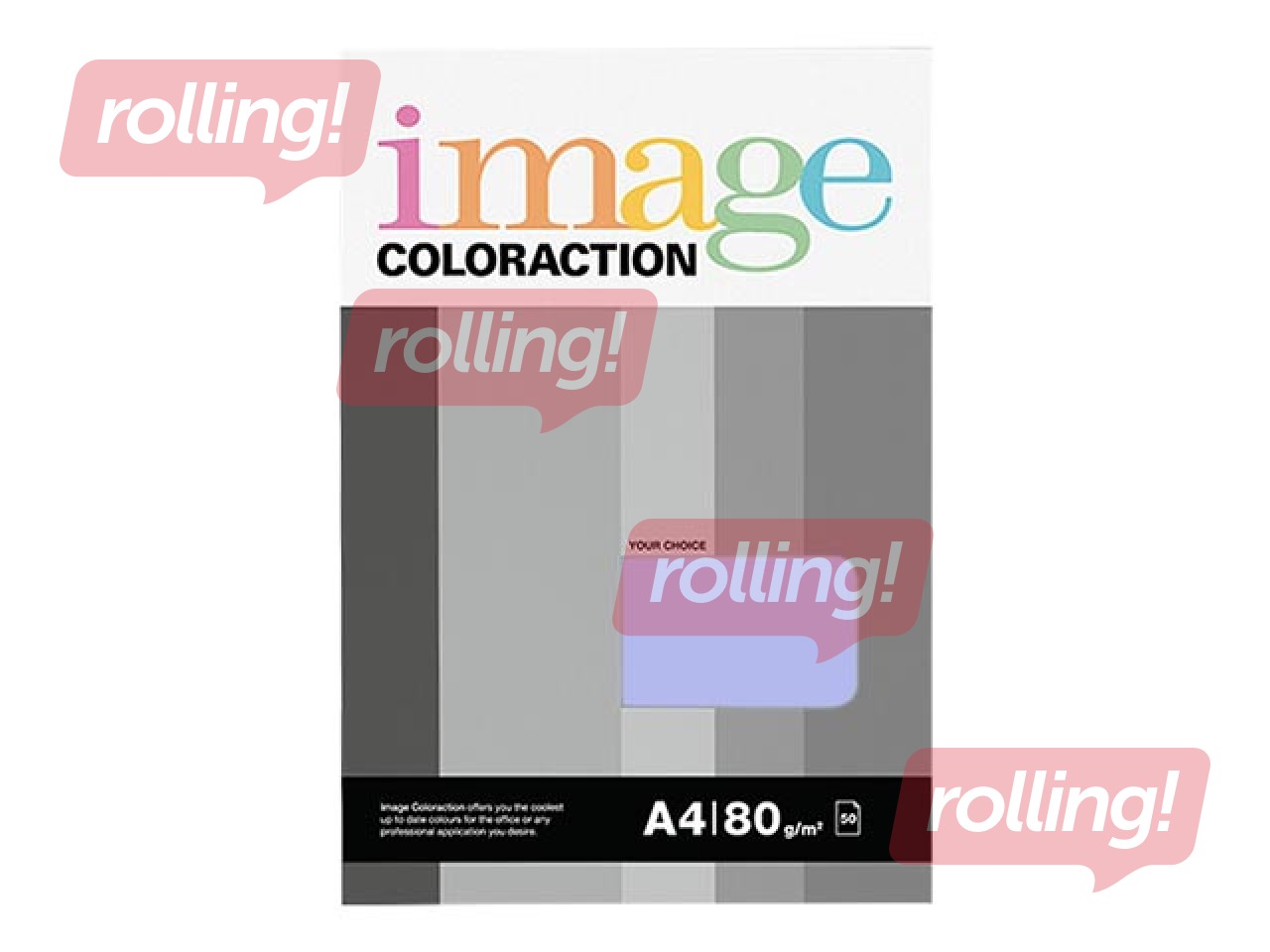 Papīrs Image Coloraction, A4, 80 g/m2, 50 loksnes, Tundra / Mid Lilac
