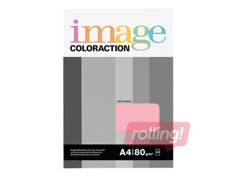 Papīrs Image Coloraction, A4, Coral/Mid Pink, 80g/m², 50 loksnes