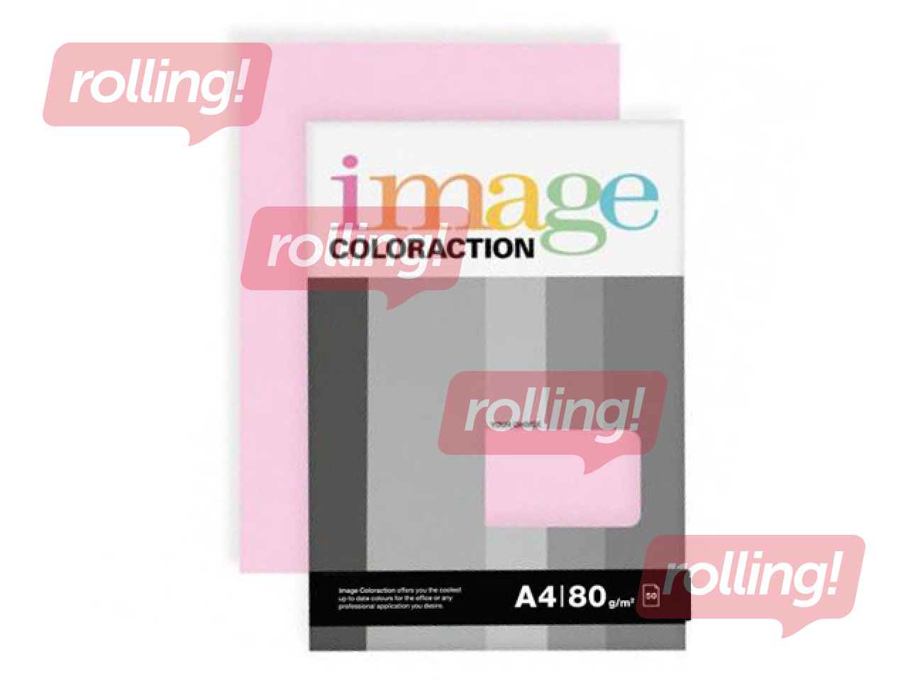Papīrs Image Coloraction 25, A4, rozā, 80g/m², 50 loksnes