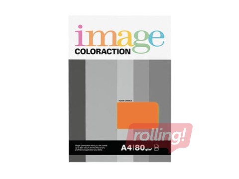 Papīrs Image Coloraction, A4, Amsterdam / oranžs, 80g/m², 50 loksnes