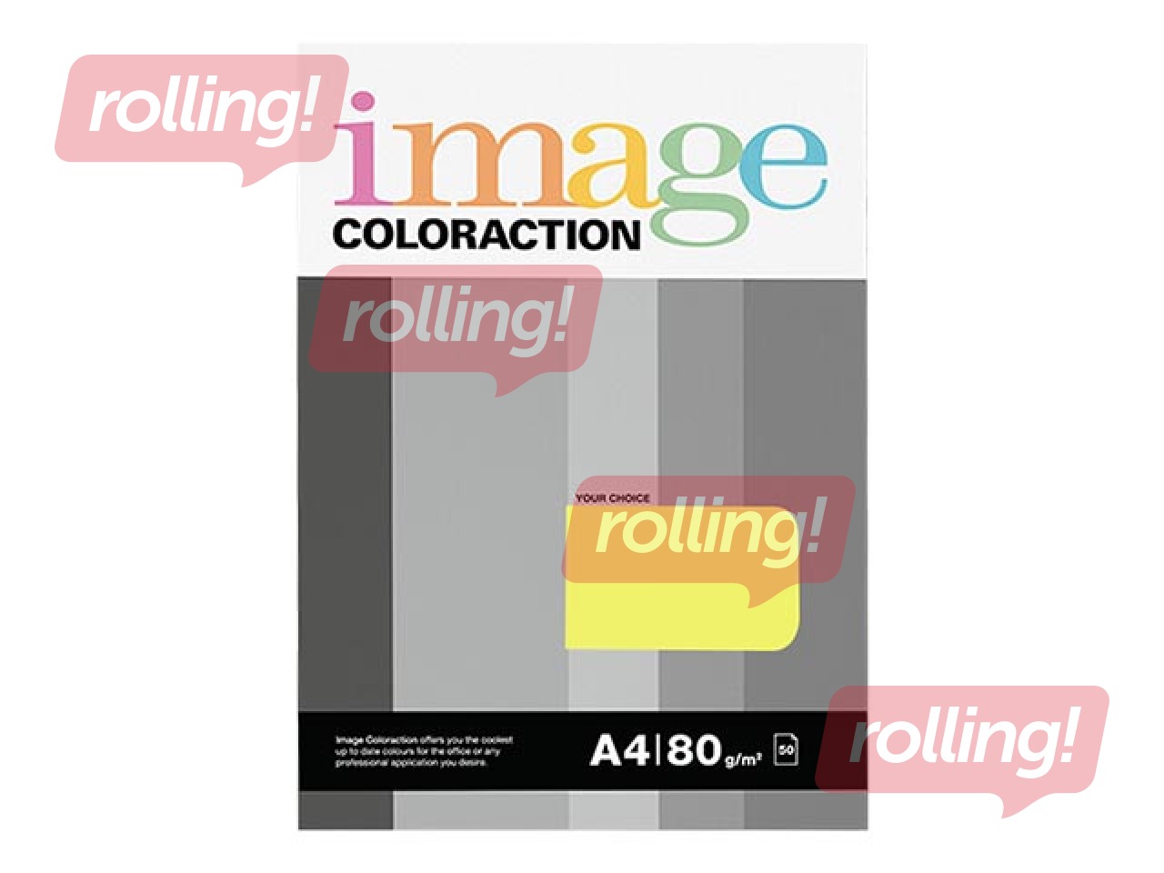 Koopiapaber Image Coloraction, A4, Florida/Lemon Yellow, 80g/m², 50 lehte