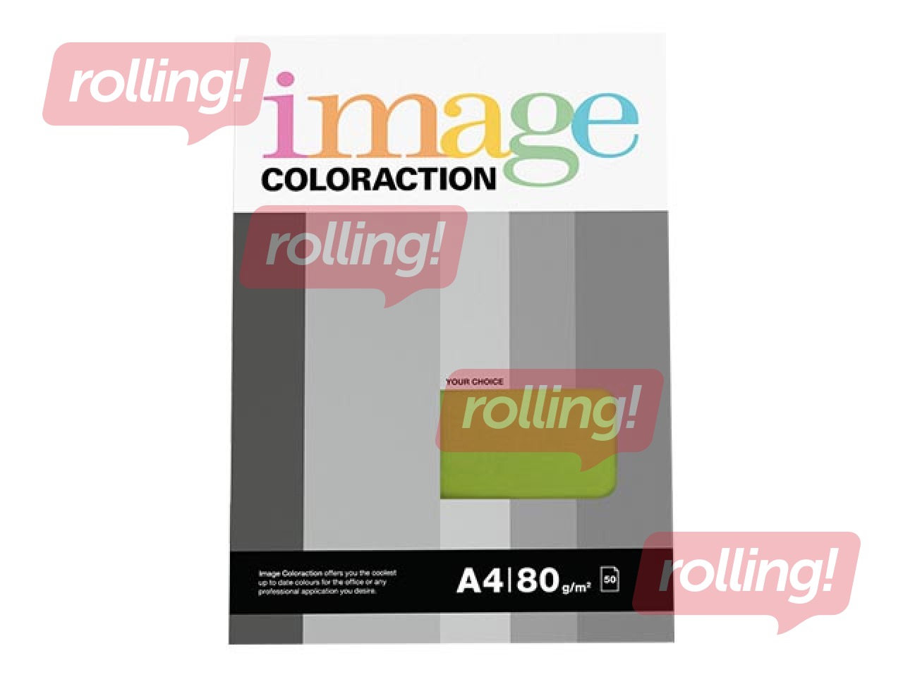 Papīrs Image Coloraction, A4, Dublin/Deep Green, 80g/m², 50 loksnes