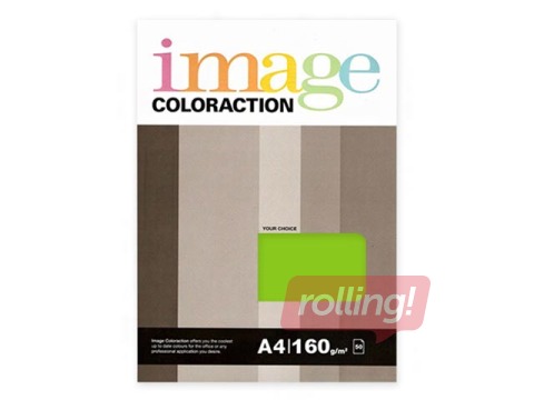 Бумага Image Coloraction, A4, Rio/Neon Green, 80г/м², 50 листов