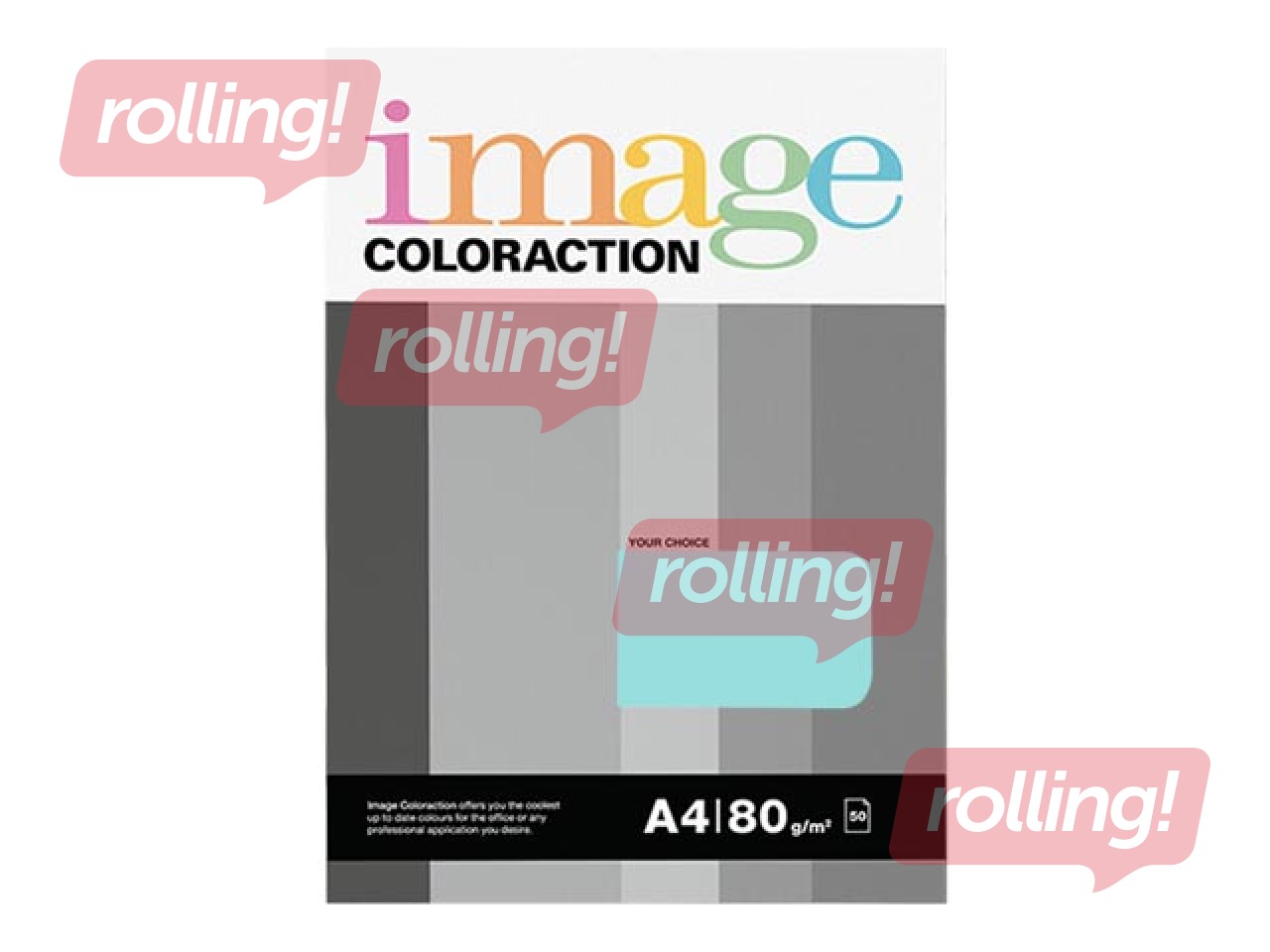 Papīrs Image Coloraction, A4, Iceberg/Pale Icy Blue, 80g/m², 50 loksnes