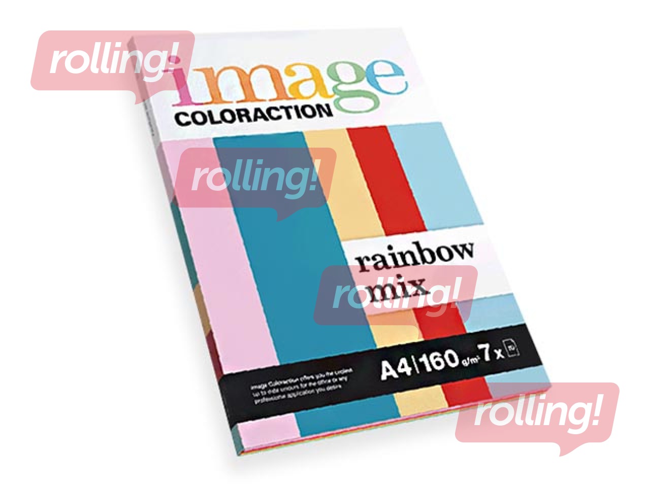 Бумага Image Coloraction Rainbow Mix, A4, 160г/м², 70 листов
