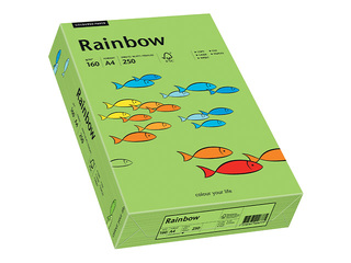 Paper Rainbow 76, A4, 160g/m2, 250 sheets, green