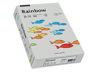 Papīrs Rainbow 93, A4, 160g/m2, 250 loksnes, gaiši pelēks