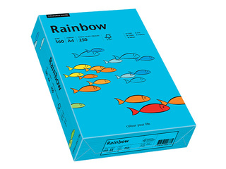 Бумага Rainbow 87, A4, 160г/м2, 250 листов, синяя