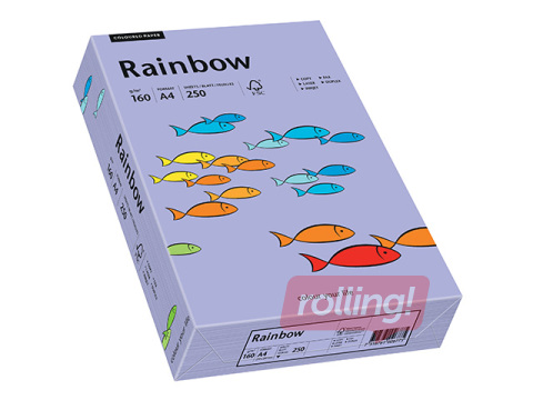 Papīrs Rainbow 60, A4, 160g/m2, 250 loksnes, violets
