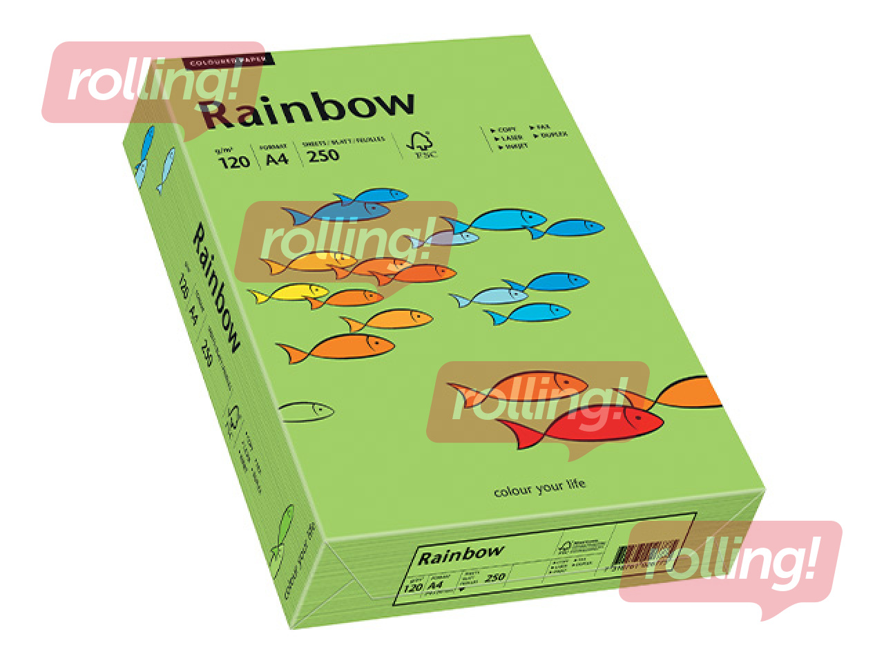 Paber Rainbow 76, A4, 120g/m2, 250 lehte, roheline