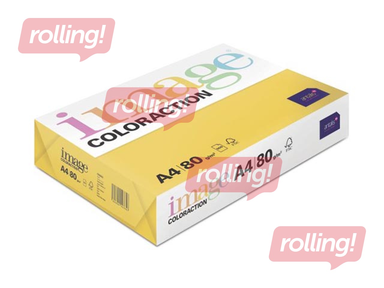 Papīrs Image Coloraction, A4, Hawaii/Gold, 80g/m², 500 loksnes