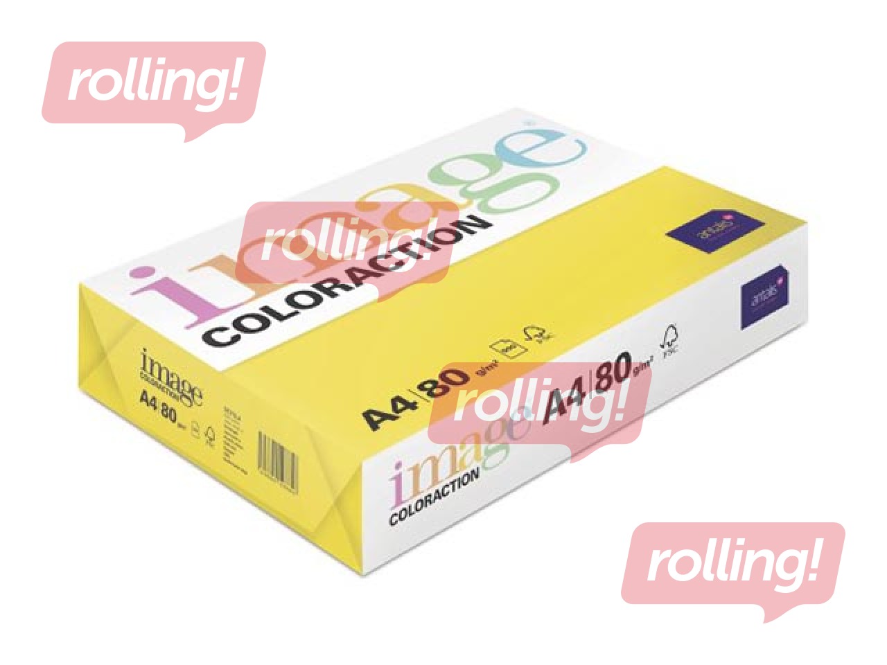 Papīrs Image Coloraction, A4, Sevilla/Dark Yellow, 80g/m², 500 loksnes
