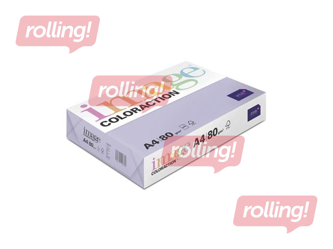 Papīrs Image Coloraction, A4, Tundra/Mid lilac, 80g/m², 500 loksnes