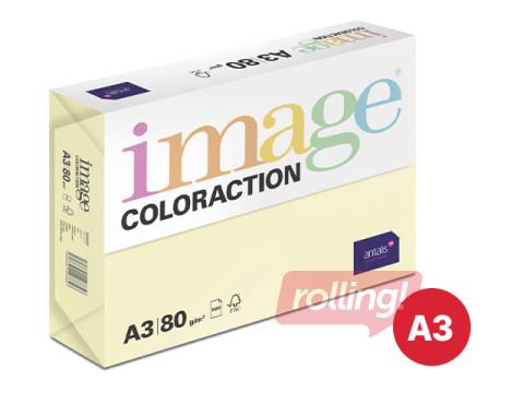 Papīrs Image Coloraction, A3, 80 g/m2, 500 loksnes, Desert / pale yellow