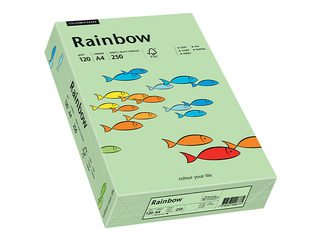 Бумага Rainbow 75, A4, 120 г/м², 250 листов, мятно-зелёная