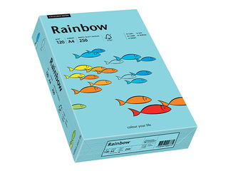 Papīrs Rainbow 84, A4, 120g/m2, 250 loksnes, debess zils