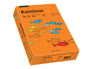 Paber Rainbow 26, A4, 120g/m2, 250 lehte, ereoranž