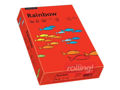 Paber Rainbow 28, A4, 120g/m2, 250 lehte, erkpunane