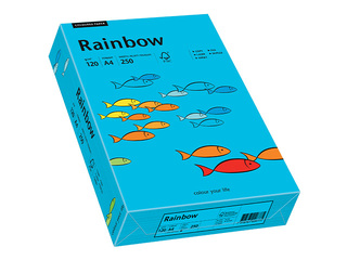 Бумага Rainbow 87, A4, 120г/м2, 250 листов, синяя