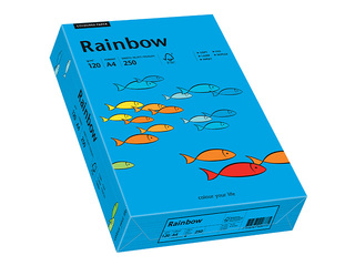 Papīrs Rainbow 88, A4, 120g/m2, 250 loksnes, spilgti zils