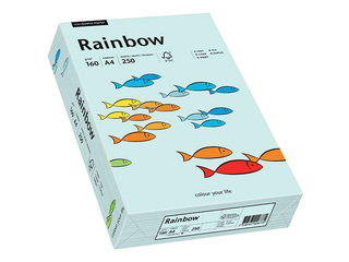 Paper Rainbow 82, A4, 160g/m2, 250 sheets, light blue