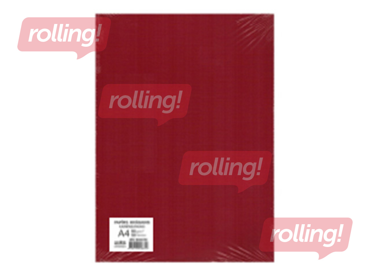 Coloured paper, A4, 90g/m², carmine red, 50 sheets