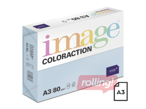 Papīrs Image Coloraction, Iceberg / Pale Icy Blue, 80g/m2, A3, 500 loksnes
