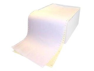 Printera papīrs ar perforāciju, divslāņu, krāsains, 15/210/15mm, 900 komplekti