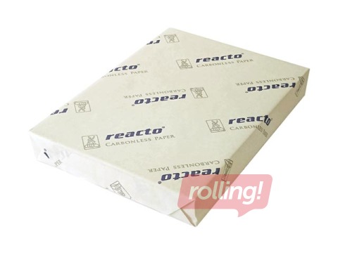 Carbonless paper REACTO, A4, CB 60g, white, 210x297mm, 1 layer, 500 pcs.
