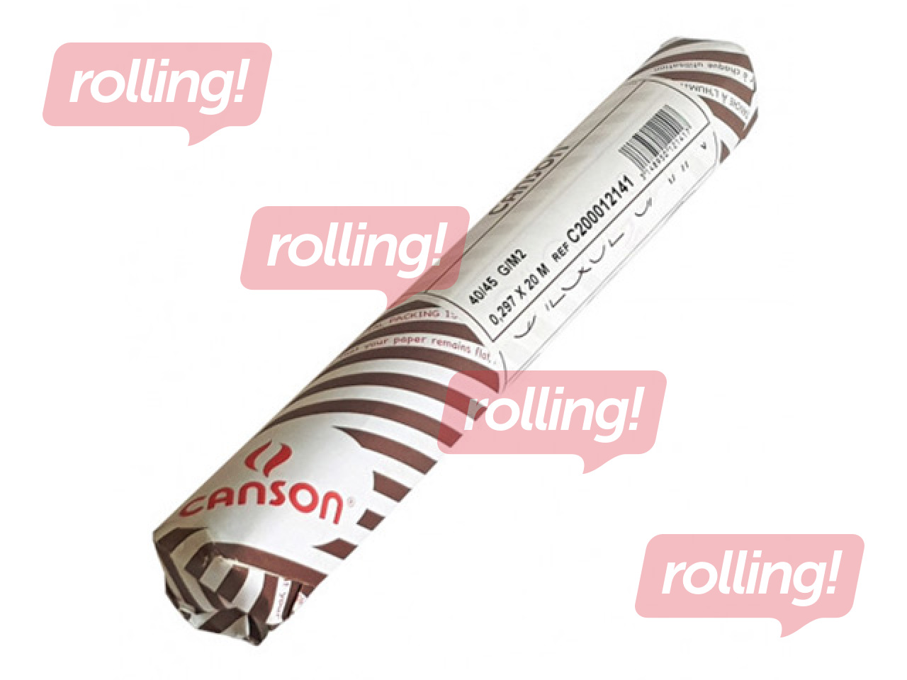 Pauspapīrs Canson, 40-45g/m², 297mm x 20m