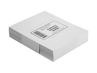 Notepad cardboard, white, 6x10cm, 50 sheets