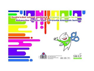 Kartong kahepoolne, A3, 190g/m², valik värve, 16 lehte