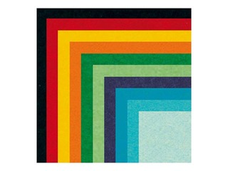 Cardboard double-sided Bristol, A1+, different colors, 20 sheets